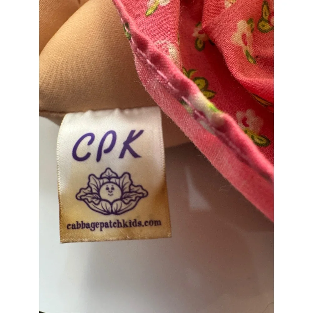 Vintage‎ Cabbage Patch Kid Doll Blond Pigtails Original Outfit Collectible Toy